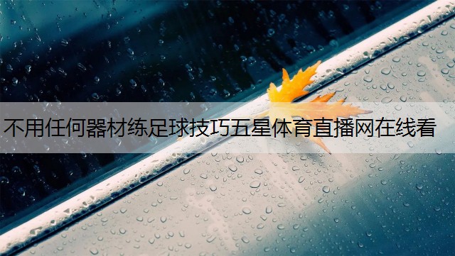 <strong>不用任何器材练足球技巧五星体育直播网在线看</strong>